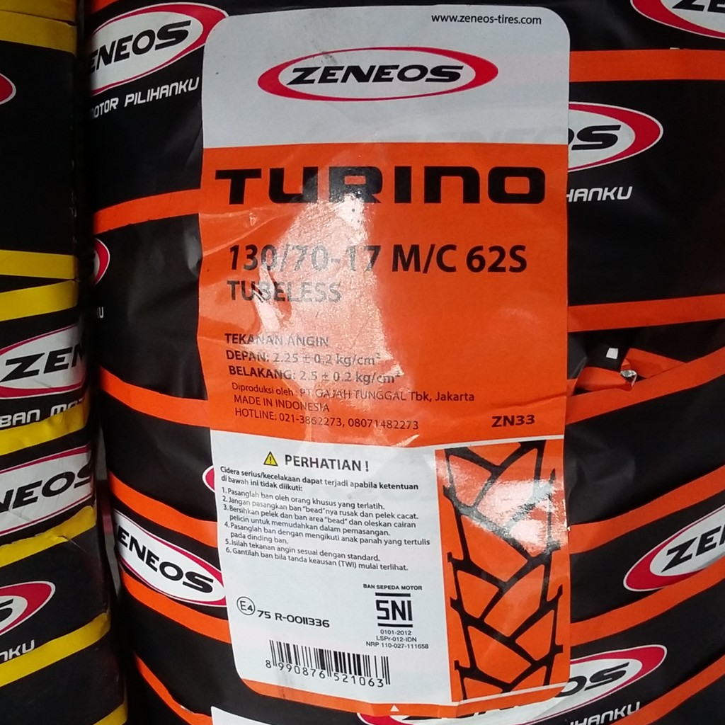 Turino 130/70-17 Tubeless