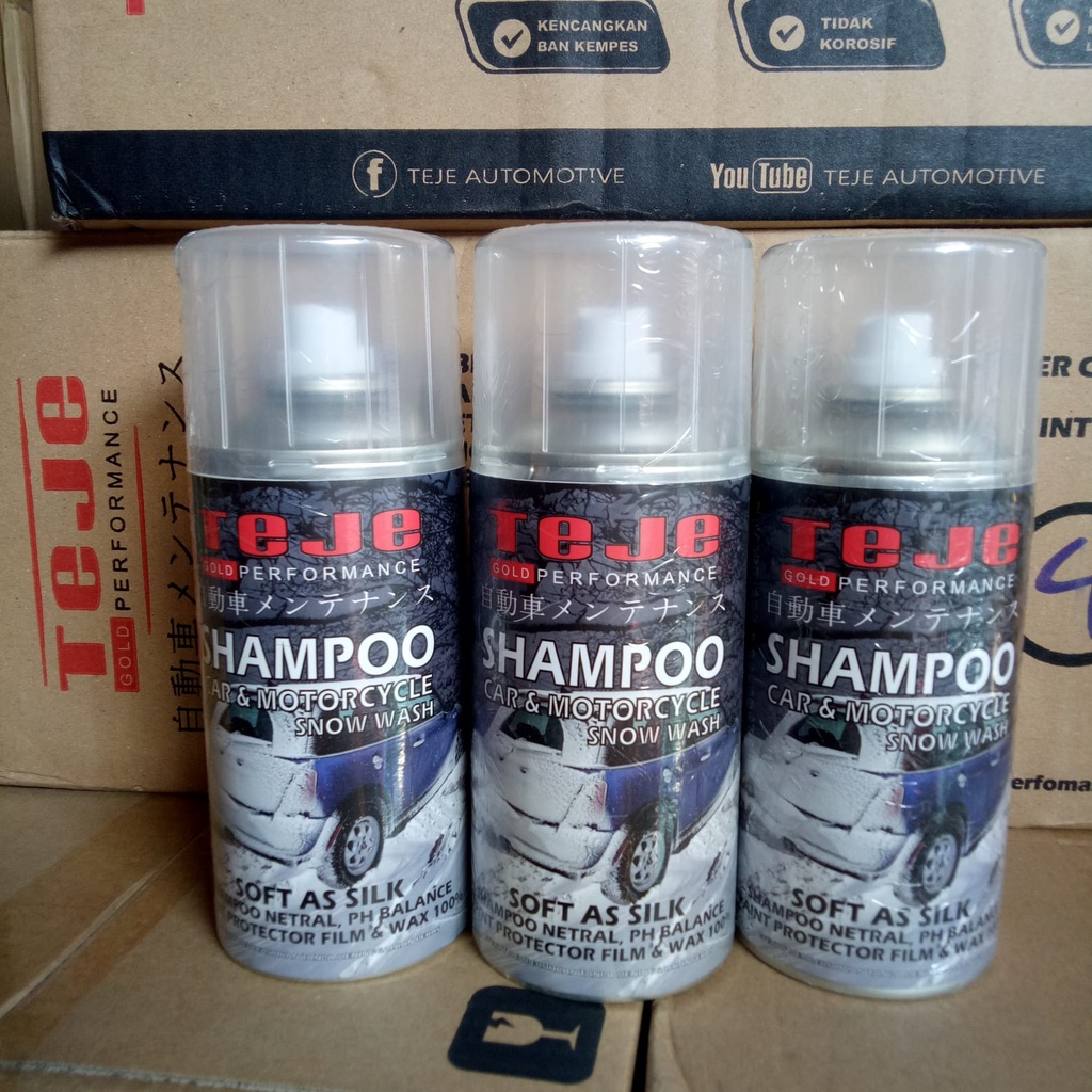 shampoo salju mobil motor teje 300cc