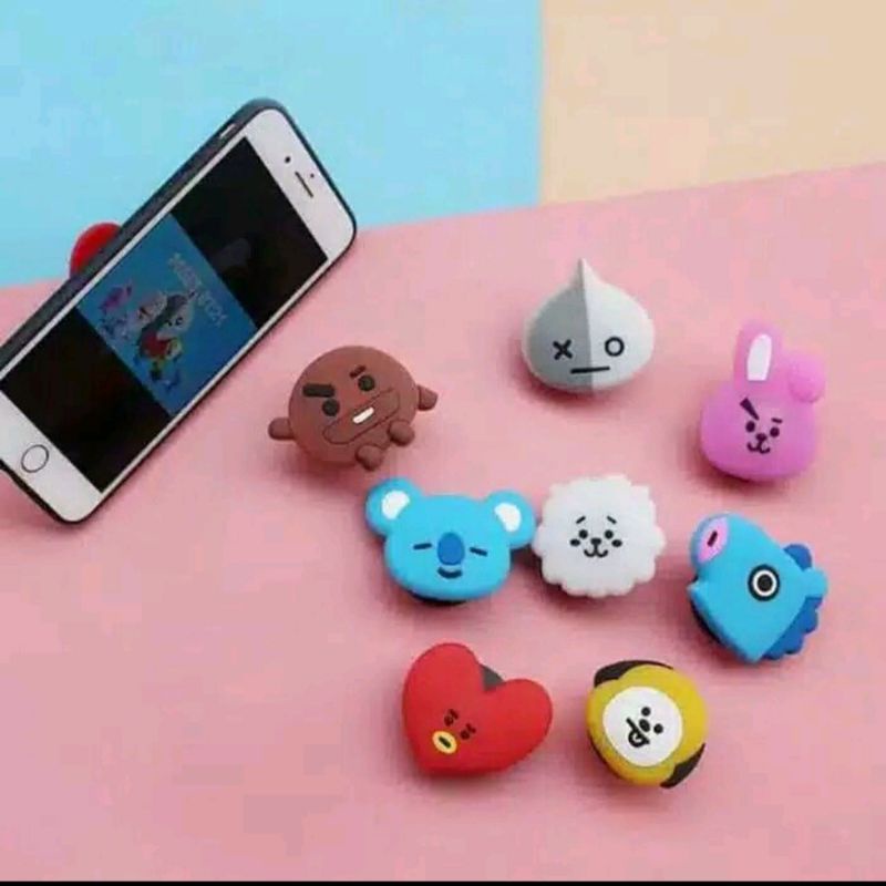 POP SOCKET BTS BT21 COOKY CHIMMY RJ VAN TATA SHOOKY KOYA MANG