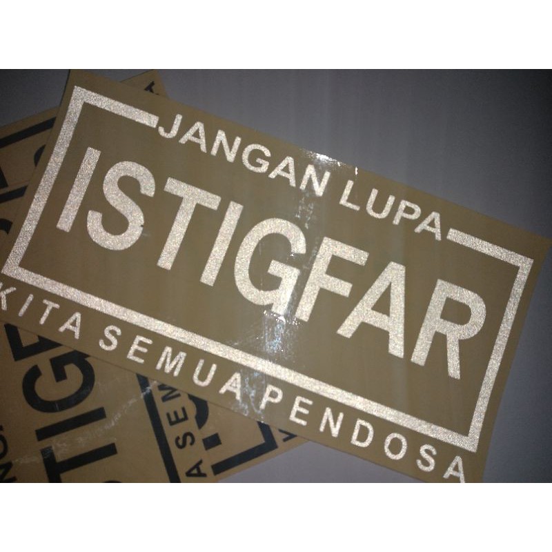Sticker murah istigfar