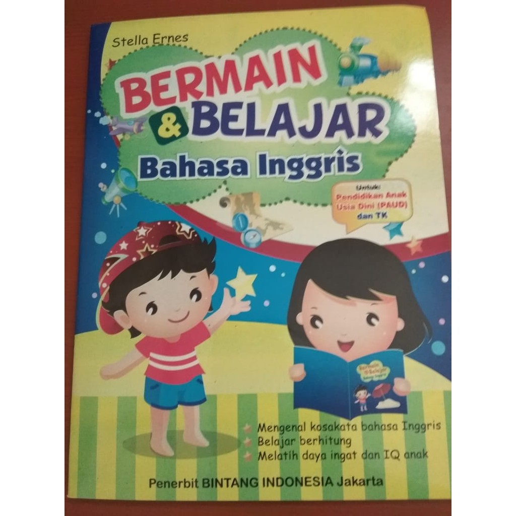 Buku Anak Bermain dan Belajar Bahasa Inggris - TK & Paud