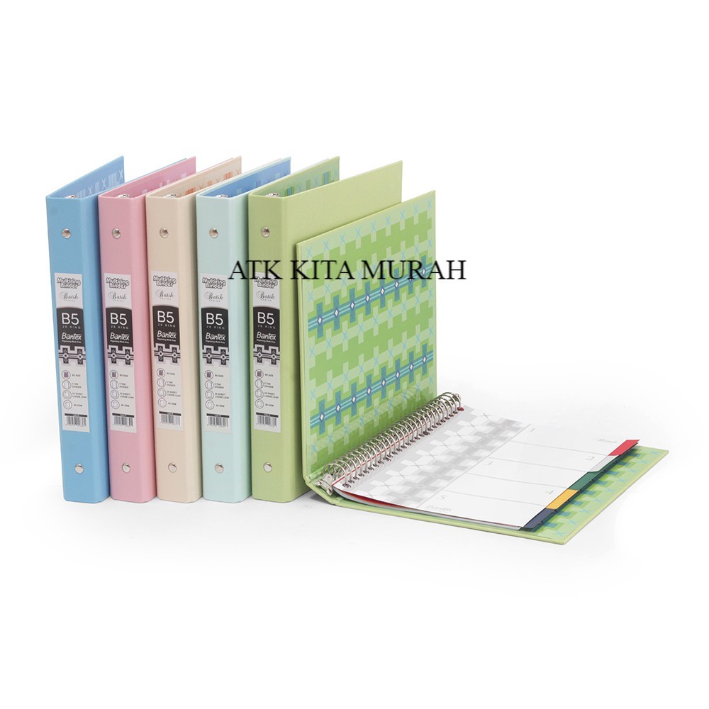 

Multiring Binder Bantex B5 - Batik Series - 1336
