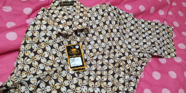 Benang Raja Kemeja Batik Pria Hem Lengan Pendek Ukuran M L Xl