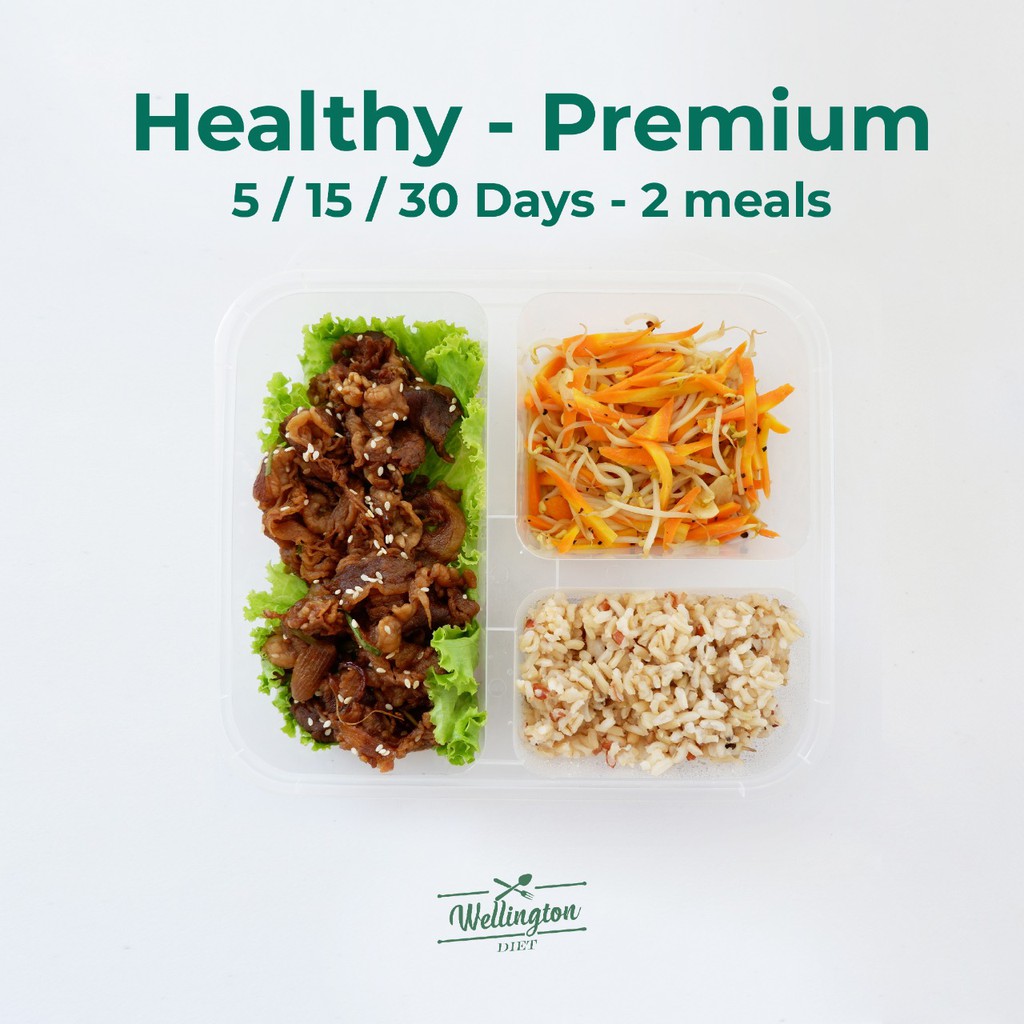 

WELLINGTON DIET - CATERING DIET PAKET HEALTHY PREMIUM 2 MEALS