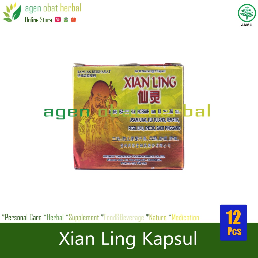 

JAMU KAPSUL ASAM URAT REUMATIK XIANLING ORIGINAL