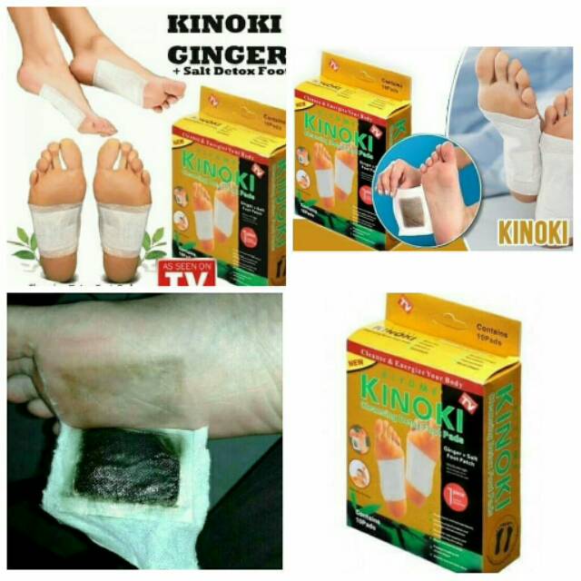 KINOKI GOLD DETOX FOOT PADS GINGER KOYO - KINOKI GOLD JAHE ORIGINAL