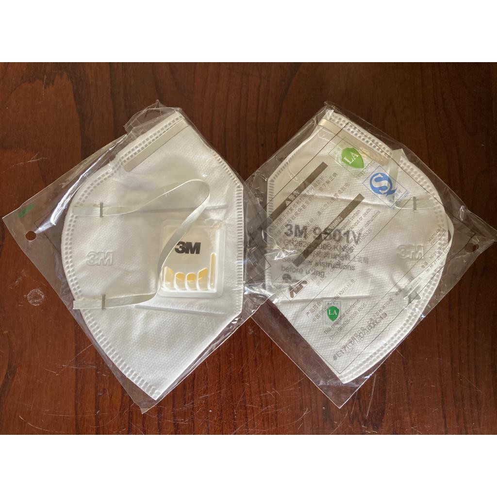 Masker 3M 9501V Ventilator Valve N95 KN95 N90 KN90 ORI BARU STERIL HIGIENIS GARANSI - Per 1 Pcs