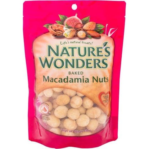 

NATURES WONDERS / Baked Macadamia Nuts / Cemilan Diet / Tinggi Serat