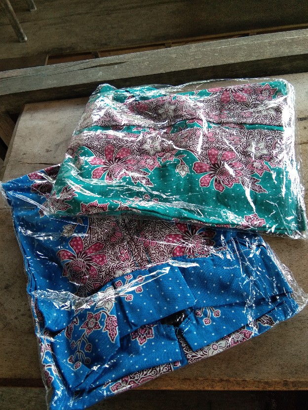 Tunik Santika Pias Cibulan #3 Warna Batik Solo Seragam Kantor Muslim