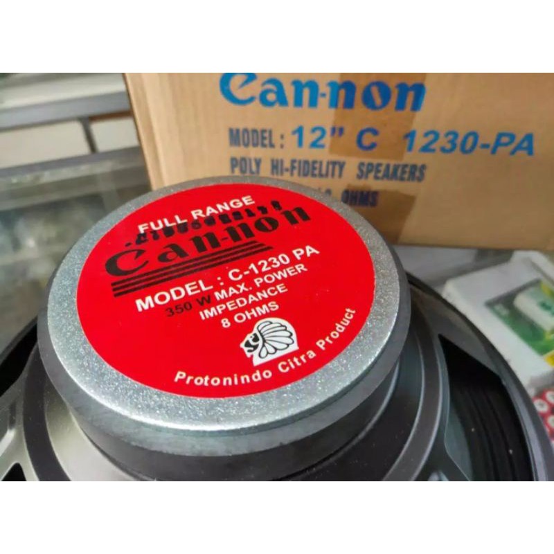 Speaker full range CANON / PROTON C1230PA Full range 12inch original