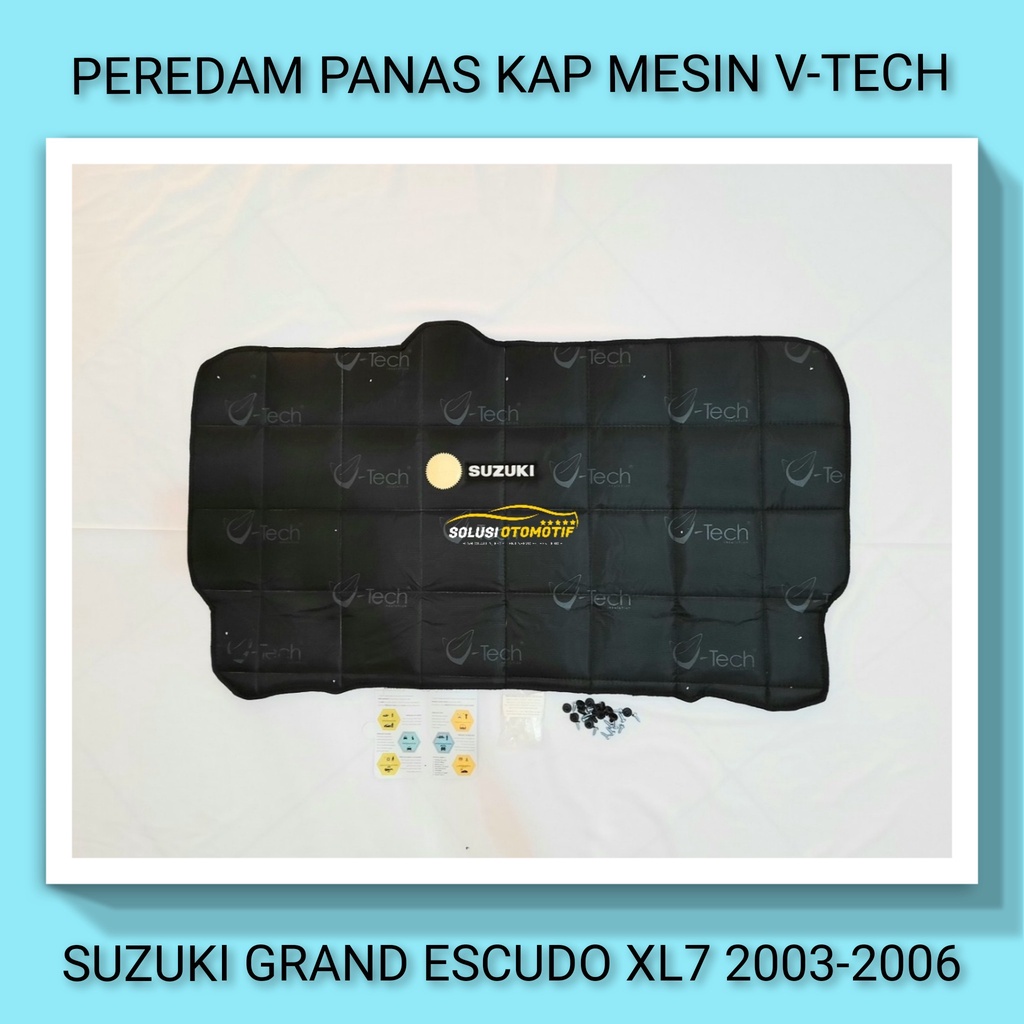 SUZUKI GRAND ESCUDO XL7 2003-2006 VTECH Pelindung Peredam Panas Kap Mesin Aksesoris Variasi Mobil
