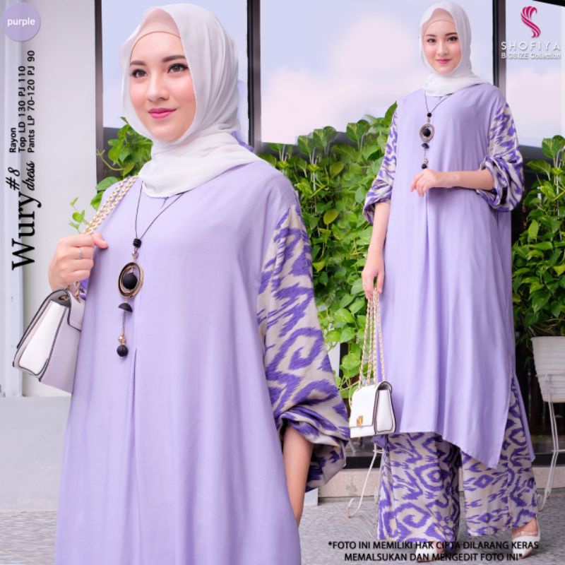 //update stok// Wury#8 one set jumbo ori shofiyya solo