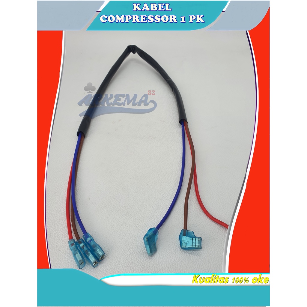 KABEL COMPRESSOR AC 0.5PK S/D 2PK , SOKET COMPRESOR , SKUN KOMPRESSOR / KOMPRESOR OUT DOOR