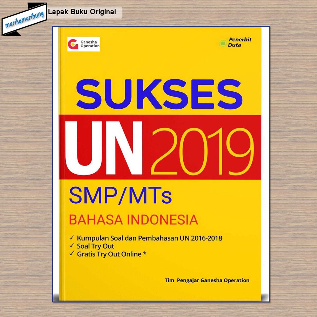 Buku Kumpulan Soal UN Bahasa Indonesia SMP 2019