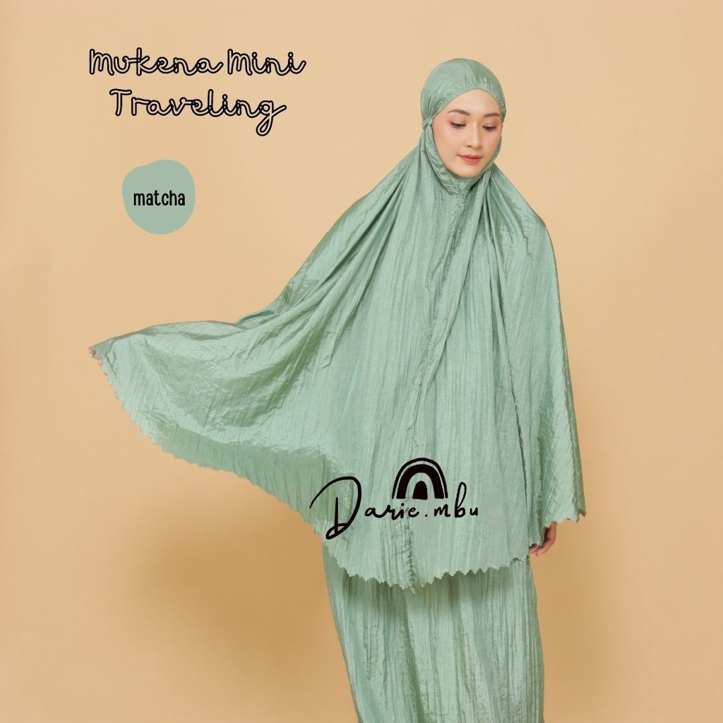 MUKENA MINI TRAVEL PARASUT PREMIUM LUSERCUT TAS KECIL TRAVELING