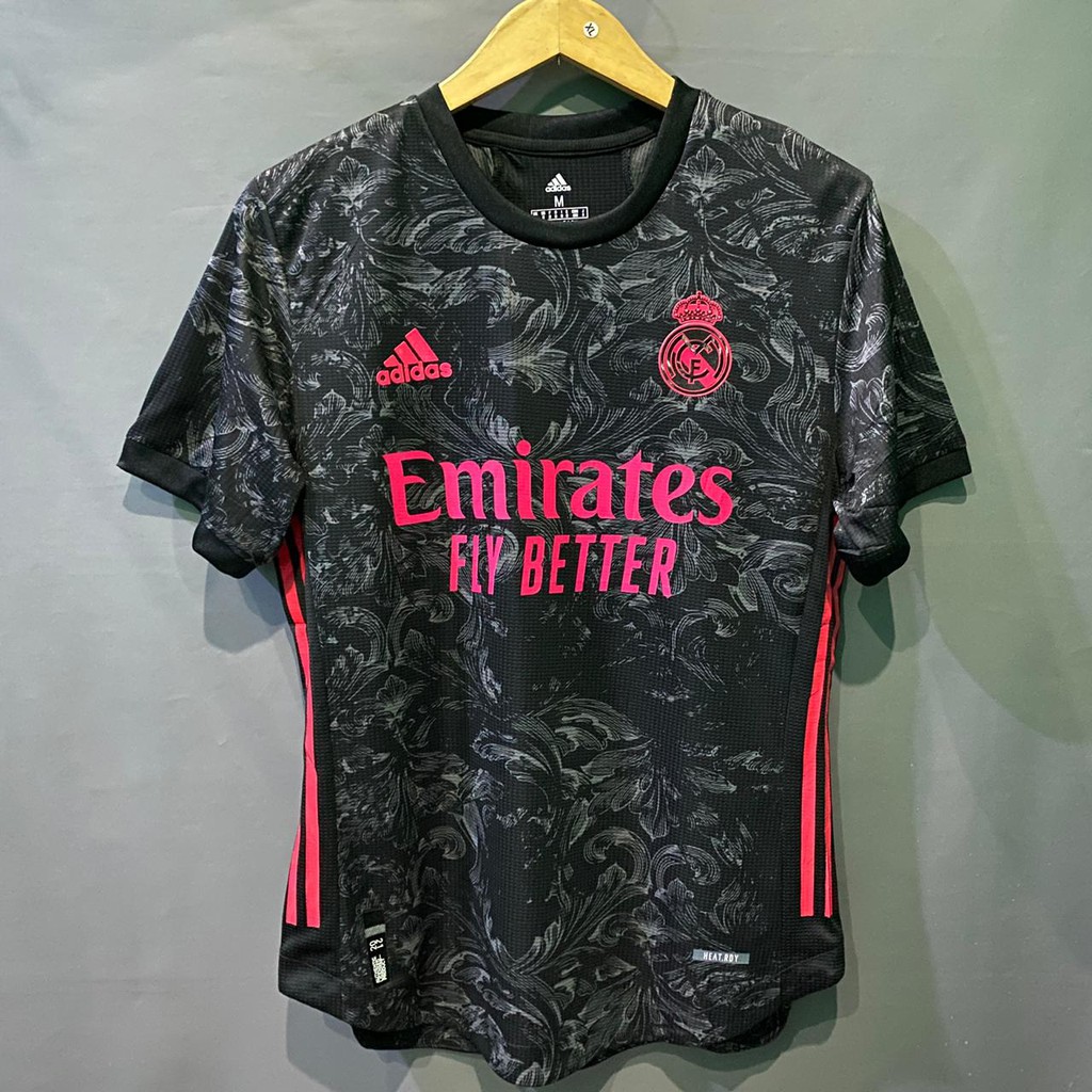 JERSEY MADRID THIRD NEW PLAYER ISSUE 2020-2021 JERSEY GO HIGH QUALITY | MADRID 3RD ADIZERO