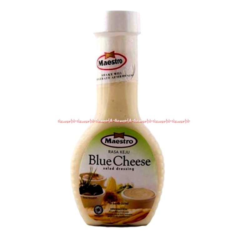 Maestro Blue Cheese Blue Cheese 237ml Rasa Keju Maestro Blu Chess Kemasan Botol Bluecheese Chesse Saos Mayonais Salad Dressing Mayo Mayones Maes Stto