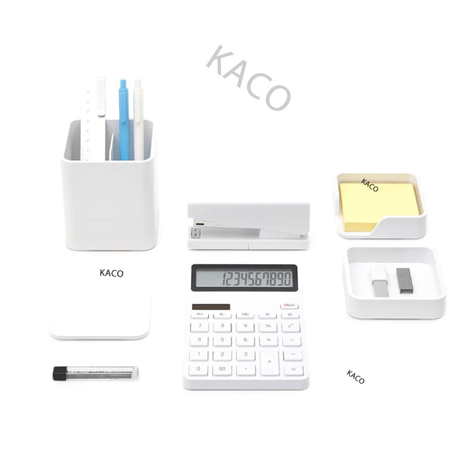 Calculator Xiaomi Mijia LEMO KACO Kalkulator Eletronik Desktop Calculator - K1412 - White