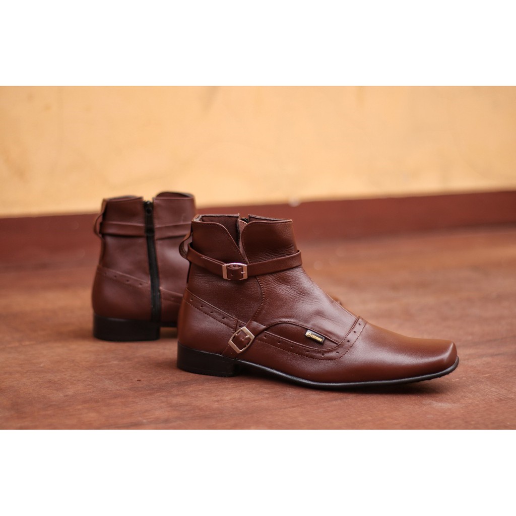 Sepatu Pria Original Cevany Paccuan High Pantofel Leather Elegant / Stylist