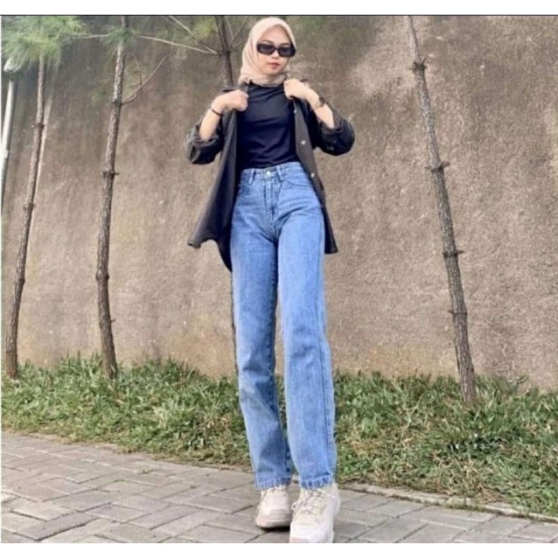 HIGHWAIST LOOSE KULOT JUMBO JEANS 27-34