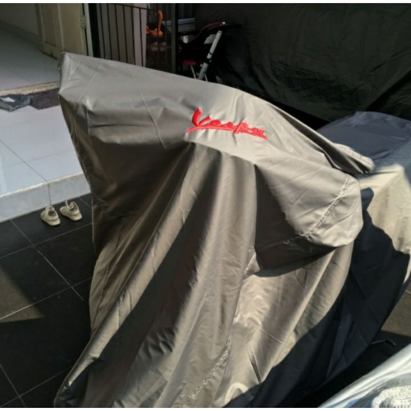 Sarung motor Logo VESPA Sprint Primavera dll Waterproof Tebal