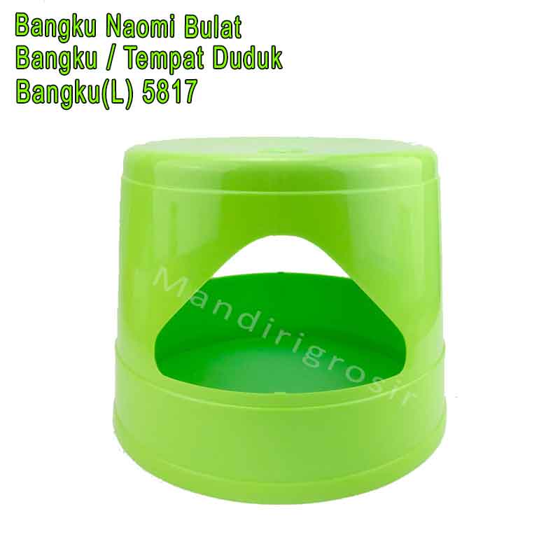 Bangku Plastik * Bangku Naomi Bulat * Tempat Duduk * Bangku(L) 5817