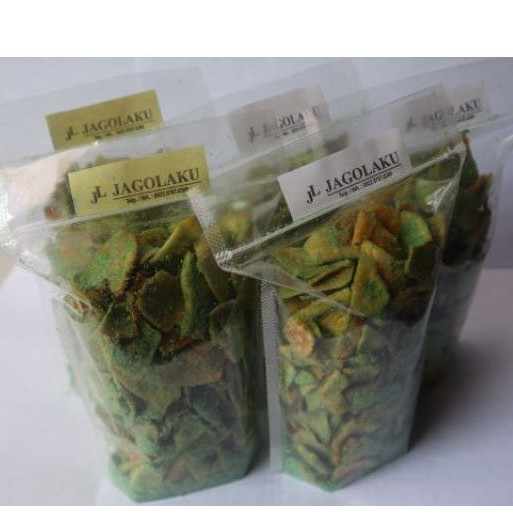 

Keripik pisang rasa green tea terbaru