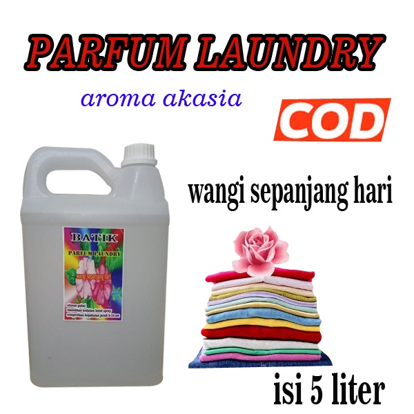 PARFUM LAUNDRY MINYAK WANGI LONDRI WANGI TAHAN LAMA LEMBUT ISI 5 L