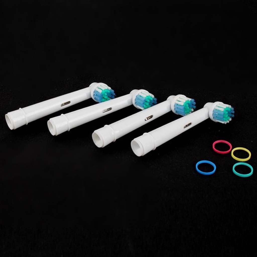 (100% BARANG ORI) LEZHISNUG Electric Toothbrush Replacement 4 Pcs for Oral-B - SB-17A