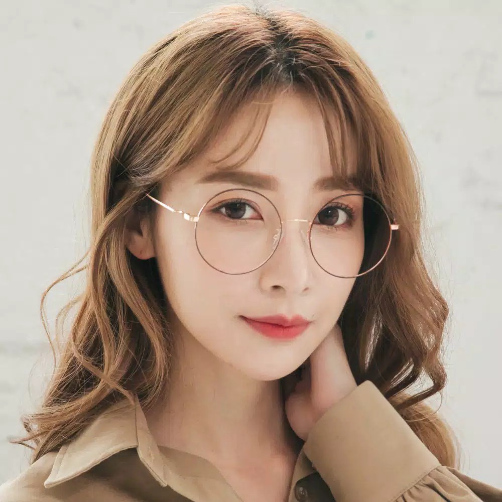 Kacamata Bulat Style Korea/Kacamata Fashion Kekinian