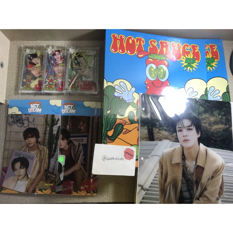 NCT DREAM Hot Sauce Album MD Photo holder keyring hologram standee photocard binder