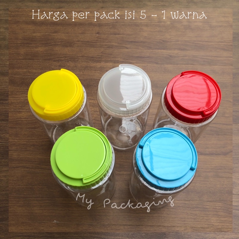 5pcs - Toples Tabung Silinder 750ml | Jar Plastik 750 ml