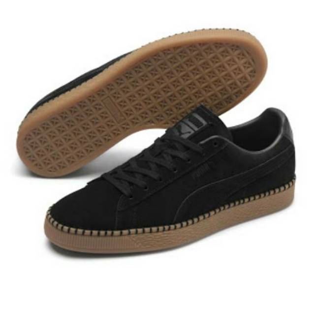 PUMA SUEDE CLASSIC BLANKET BLK GUM 368903-02