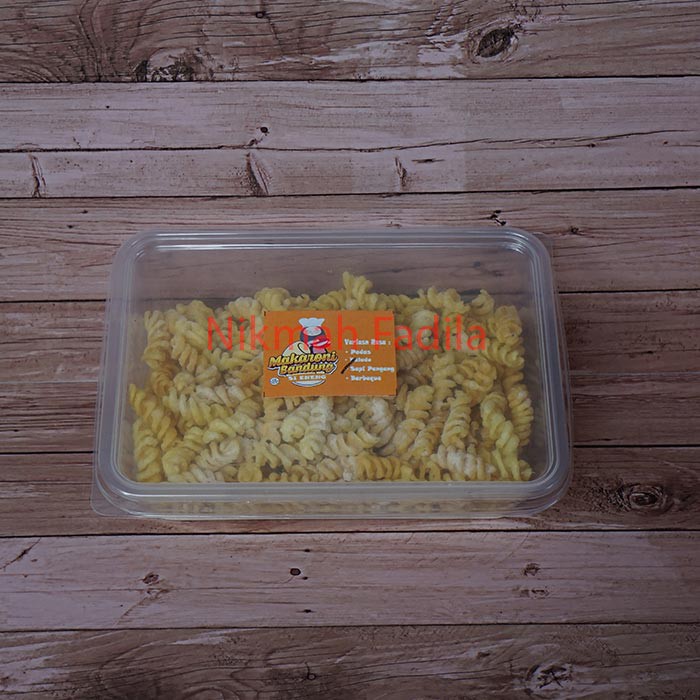 Jual 150 Gram BOX Makaroni Ulir Makroni Spiral Macaroni Kriting Enak Gurih Renyah Kriuk