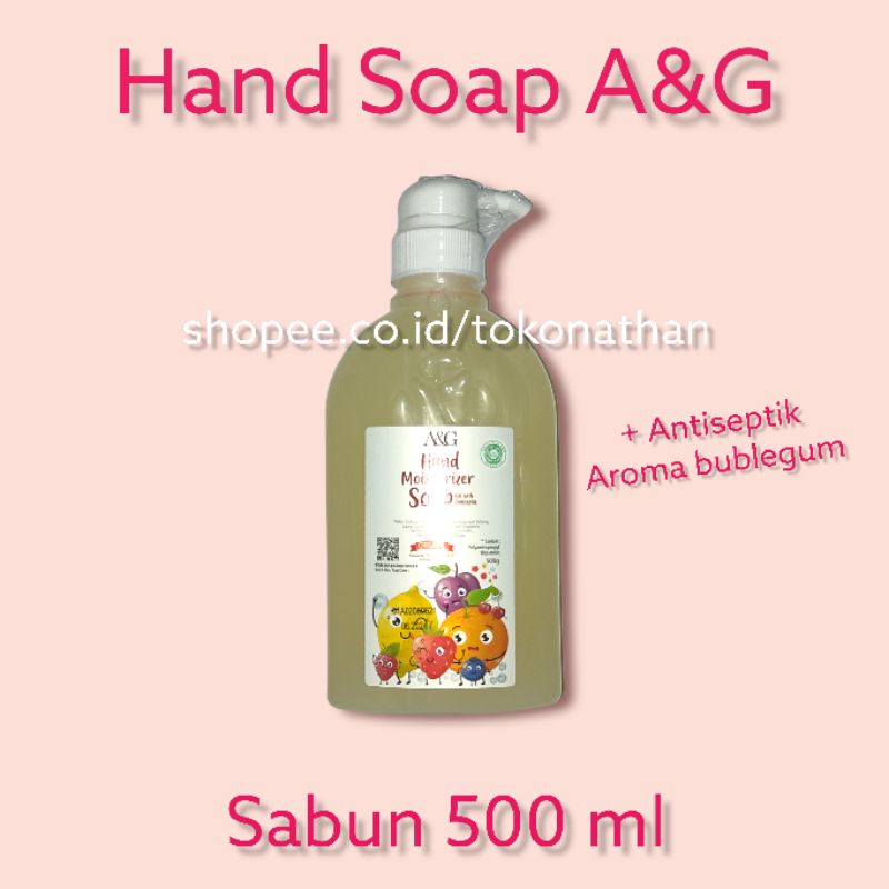 500 ml Sabun cuci tangan A&amp;G / Goldes Medika Hand soap with antiseptic handsoap