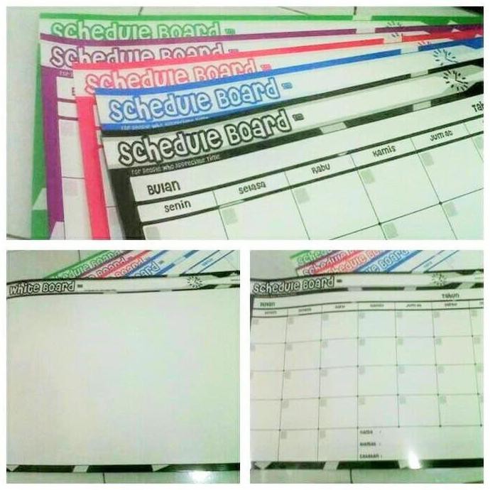 

Kualitas Terbaik] Schedule Board Jadwal Kertas Gulung Portable Papan Tulis Karton
