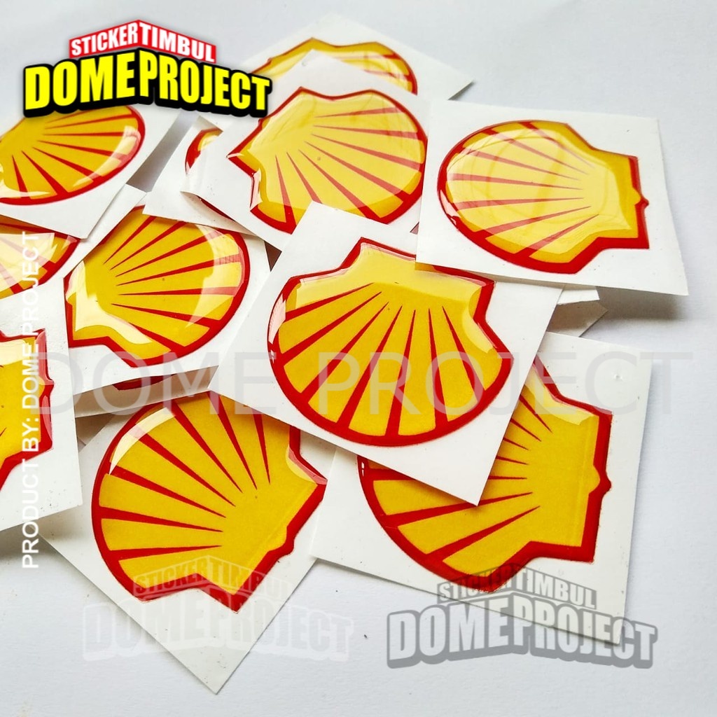 SHELL STIKER EMBLEM RESIN LENTUR AKSESORIS KACA MOBIL STIKER BODY STICKER OUTDOOR STIKER BODY MOBIL