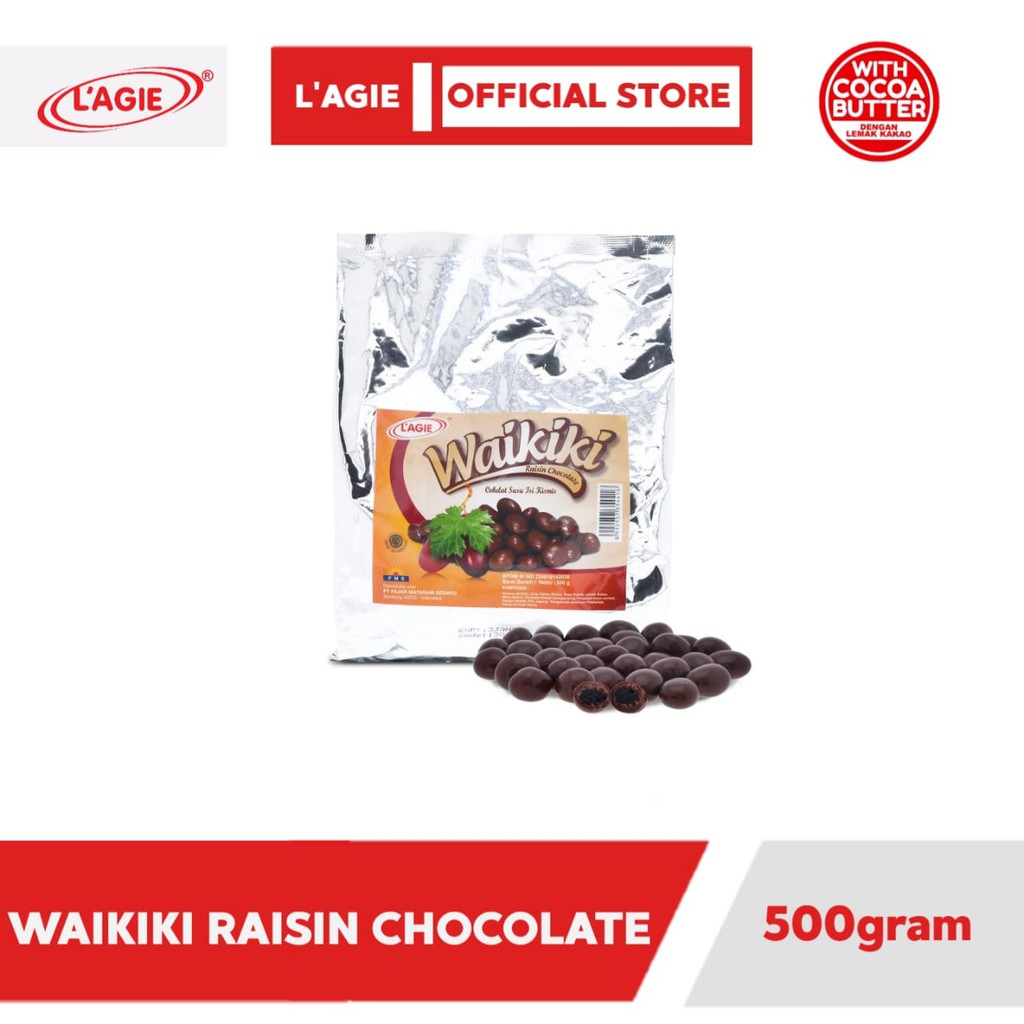 

Lagie Coklat Kismis Waikiki Raisin 500gr