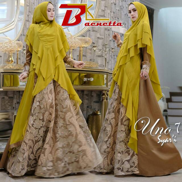 Gamis Pesta Mewah UNO 7 by Baenetta