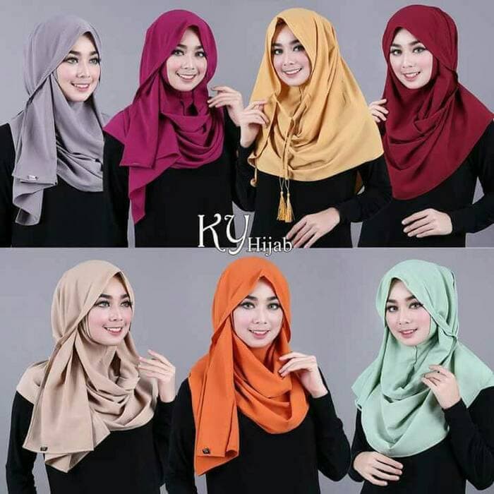 *obral**   JILBAB INSTAN AMIRA   _hijab segi empat