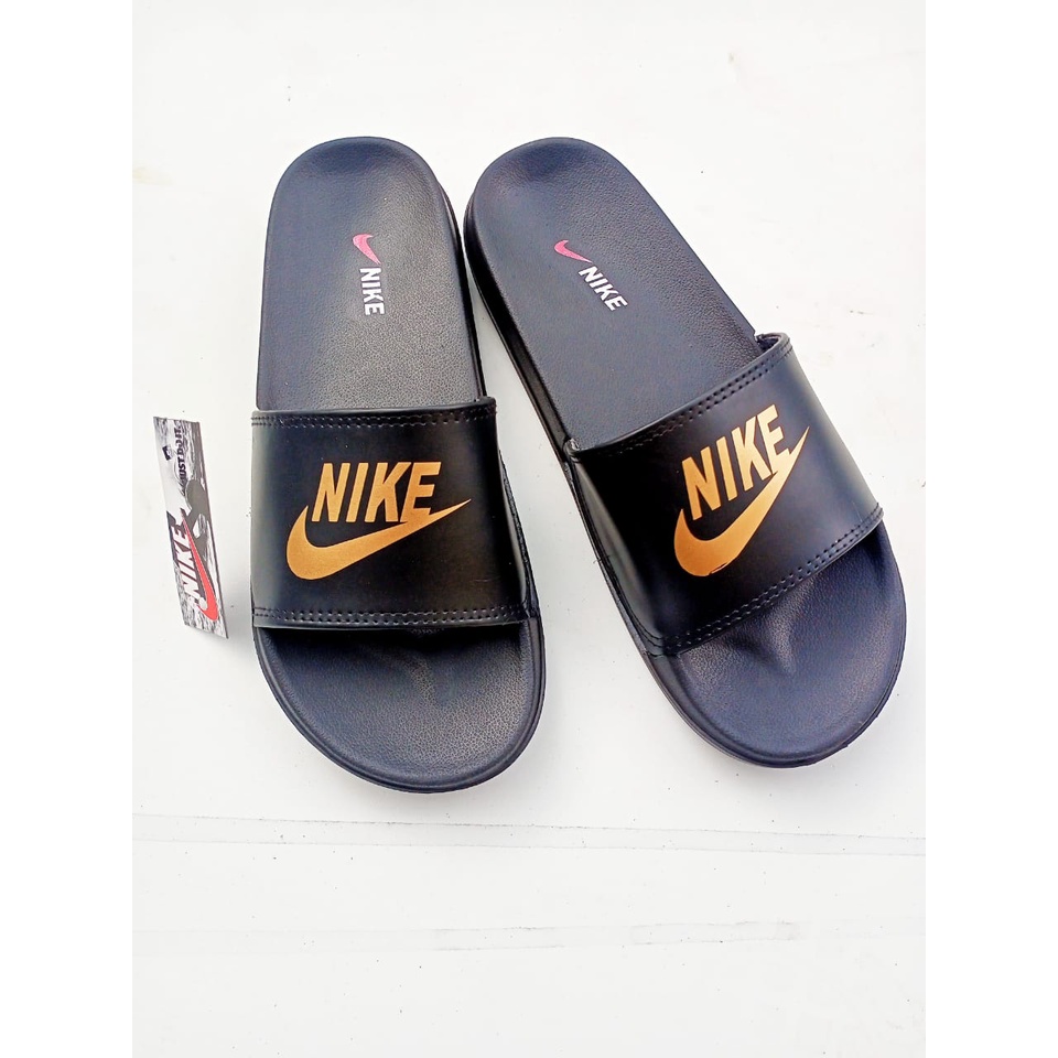 Sandal Slop Classic Slide Sport Hitam Sandal Casual