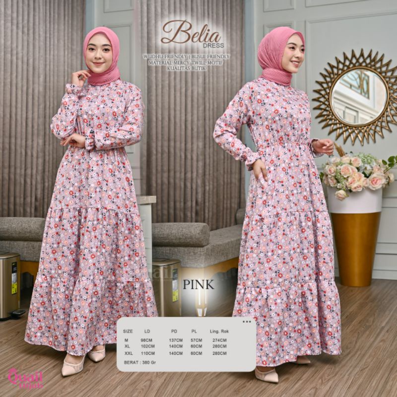 DRESS MUSLIM QUAIL HIJAB BELIA