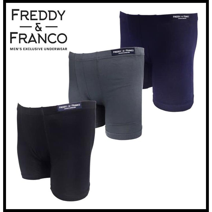 DISKON FREDDY & FRANCO BOXER 01 - HITAM, S !!!!