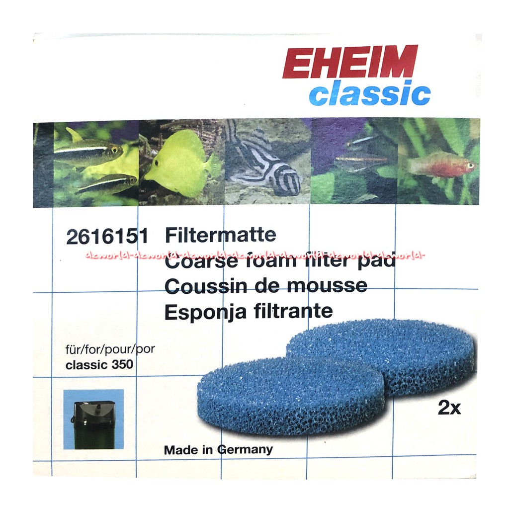 Eheim Classic Filtermatte Coarse Foam Filter Pad Aquarium Busa Filter Penyaring Air Akuarium