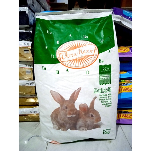 (Grab) Makanan Kelinci Vitamax 10Kg - Makanan Kelinci Vitamax