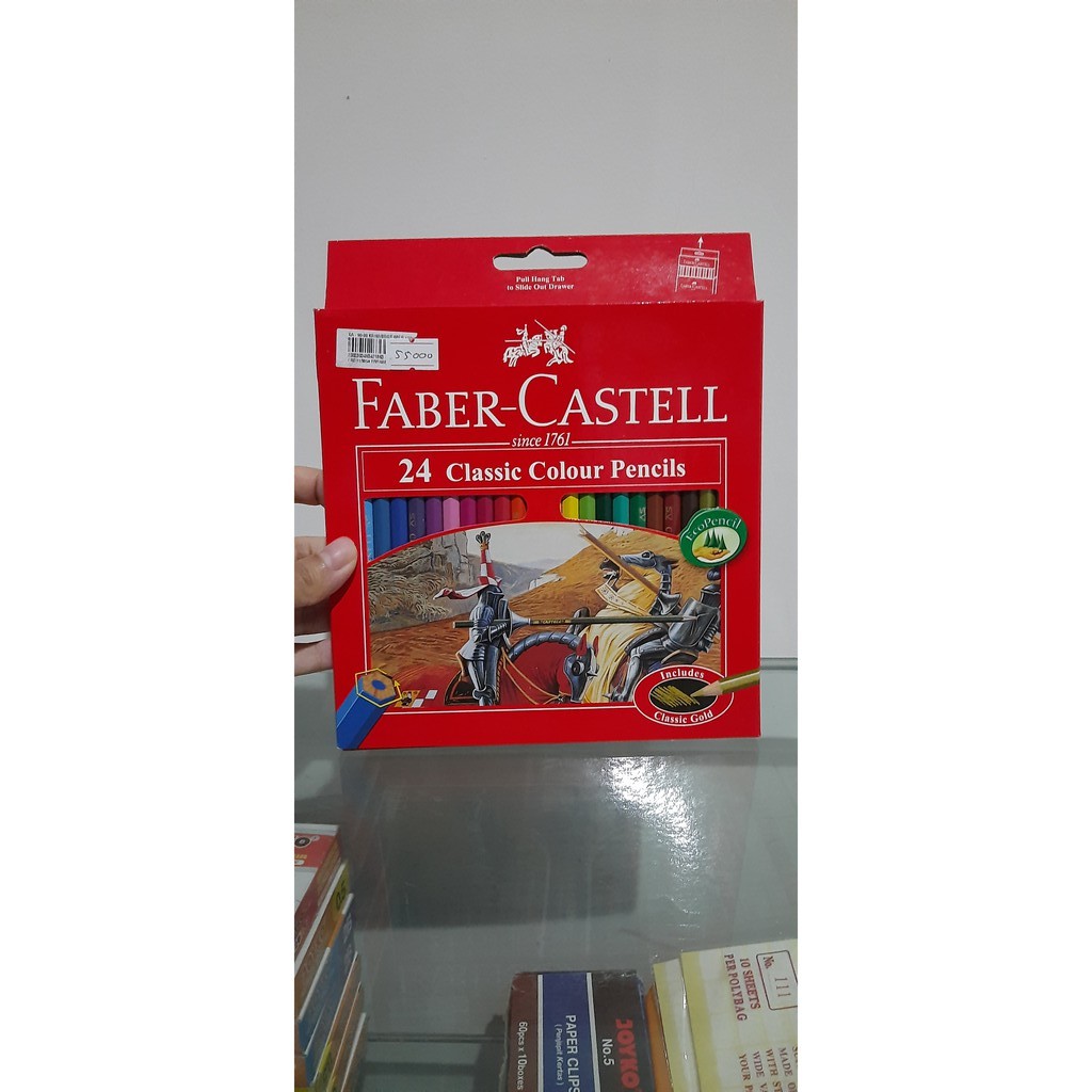 

Faber-Castell 24 Classic Colour Pencils/Pensil Warna/Alat Gambar