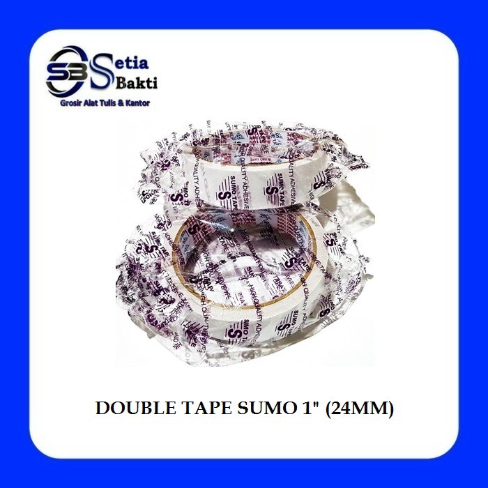 

SUMO TAPE - Double Tape 1 Inch - 24 mm x 12 Yard - 1 Pcs