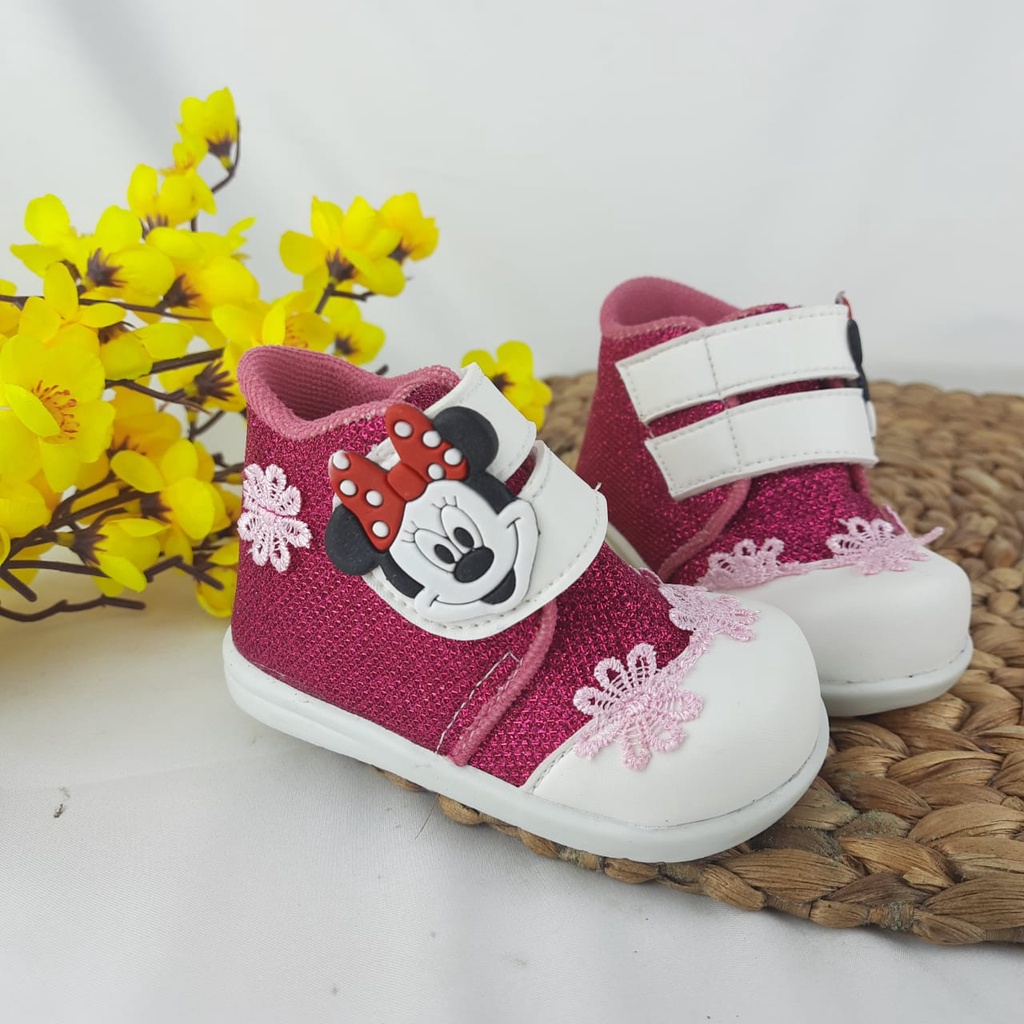 mandirishoesstore-SEPATU PESTA ANAK MICKEY MOUSE BUNYI 1 2 3 TAHUN FAY16