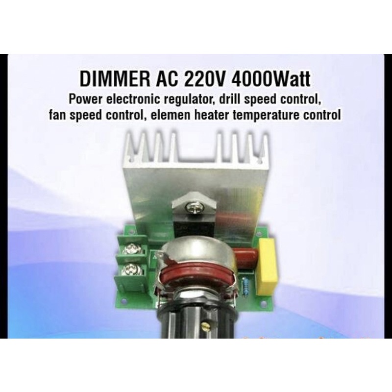 SCR DIMMER 220V 4000W AC ELECTRONIC VOLTAGE REGULATOR