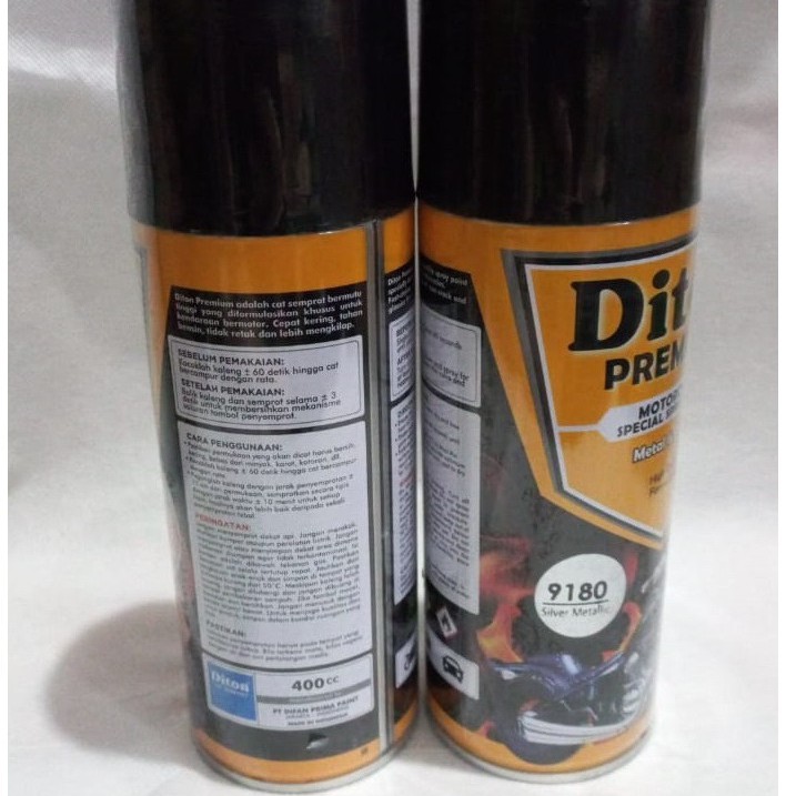 Pilok Cat Pilox DITON Premium 9180 Silver Metallic (400cc)